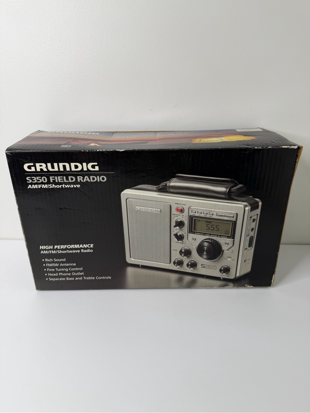 Grundig S350 Field Radio AM/FM Shortwave 5-Band Receiver Open Box